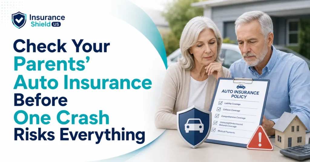 Check Your Parents' Auto Insurance Before One Crash Risks Everything