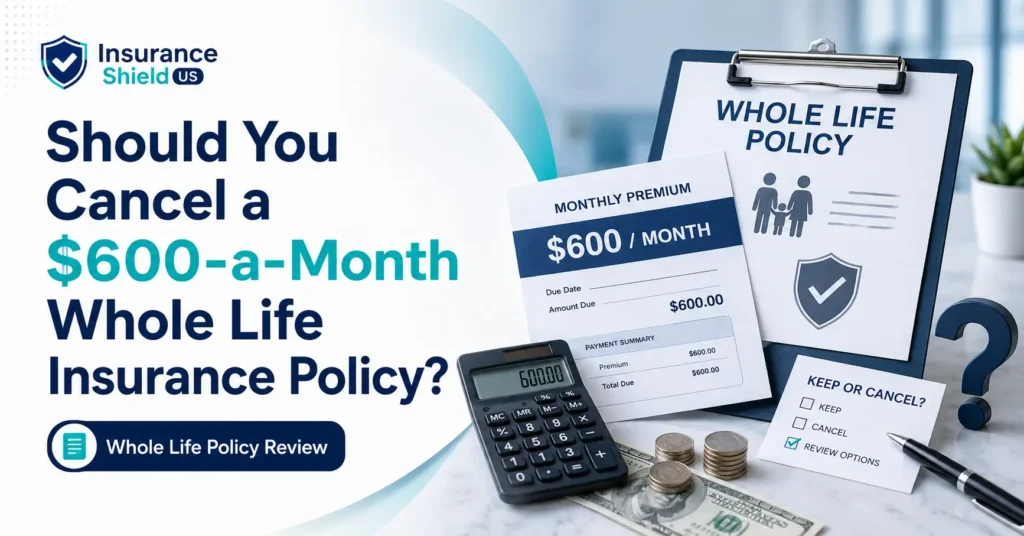 Should You Cancel a $600-a-Month Whole Life Insurance Policy?