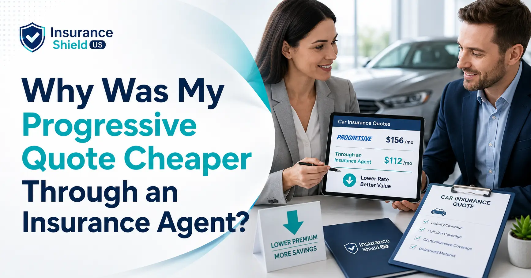 Why Was My Progressive Quote Cheaper Through an Insurance Agent?